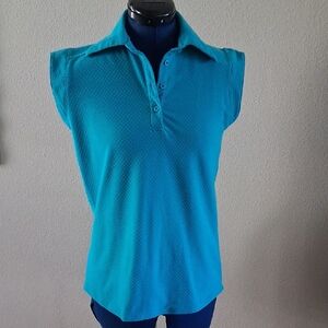 Emerald 18 Sleeveless Polo Shirt - S